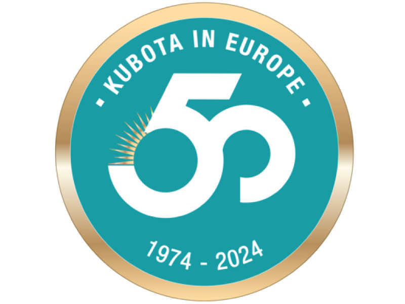 A Kubota celebrará o seu 50º aniversário na Europa em 2024