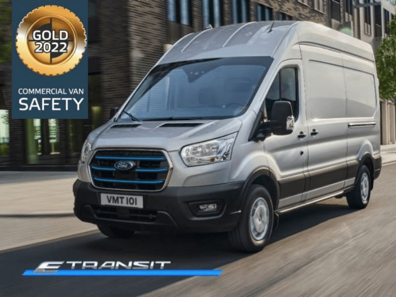 Ford E-Transit Elétrico Recebe  Gold Award  Da Euro NCAP 