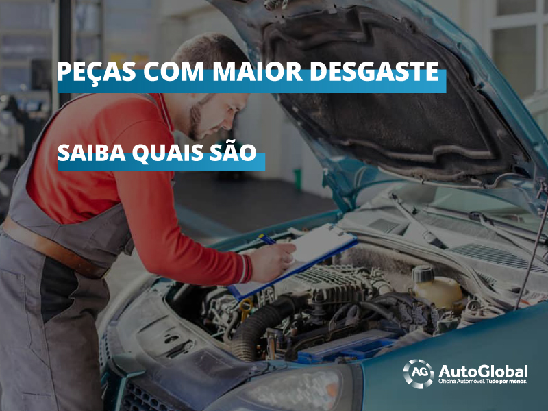 Saiba quais são as peças com maior desgaste num automóvel