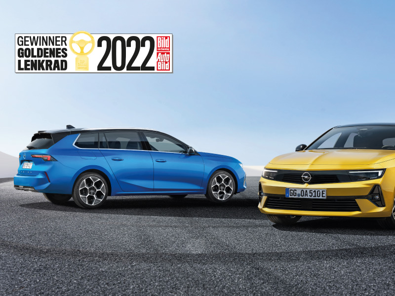 Destaques da Opel em 2022: Novo Opel Astra mostra o caminho em ano de aniversário