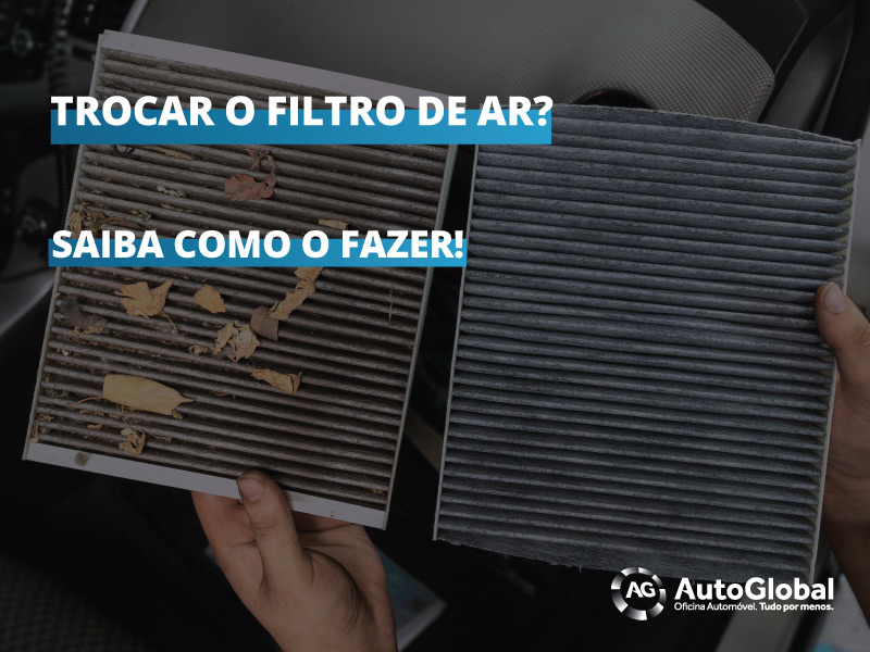 Trocar o filtro de ar de um carro?