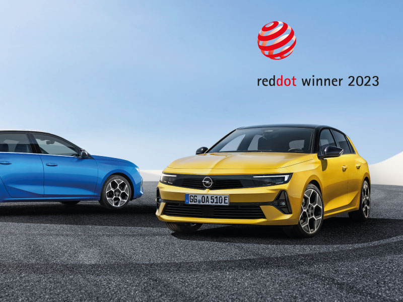 Desenhado para o sucesso: Opel Astra vence o Red Dot Award 2023