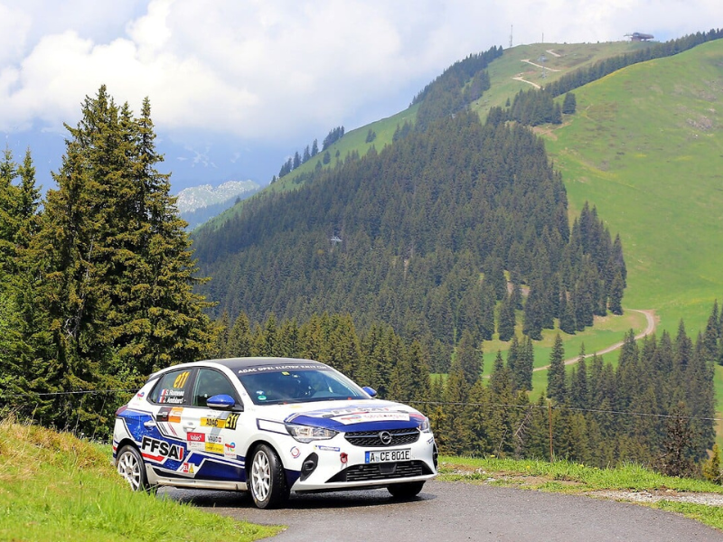 Estreia bem-sucedida do Opel Corsa Rally Electric na Suíça