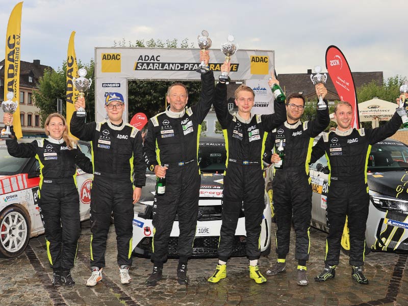 Mudança de líder na ADAC Opel Electric Rally Cup