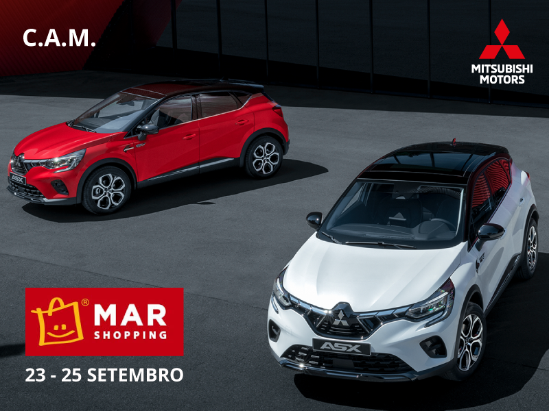 C.A.M. apresenta novidades Mitsubishi no Mar Shopping de Matosinhos