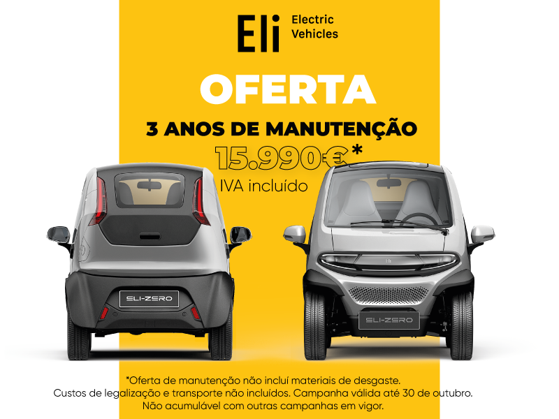 Oferta Imperdível: 3 Anos de Manutenção Grátis na Compra do Eli ZERO!