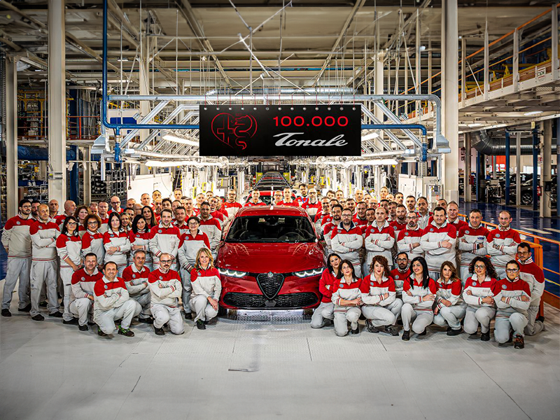 Alfa Romeo Tonale atinge as 100.000 unidades produzidas