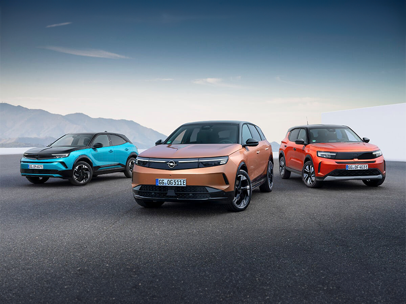 Eficientes e Eletrificados: Novo trio de SUVs Opel Grandland, Frontera e Mokka