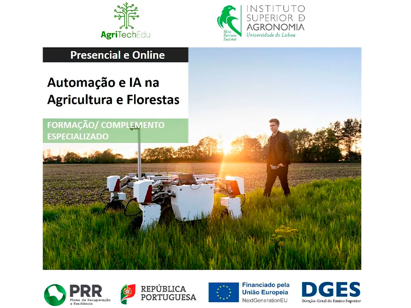 Curso de Formação Avançada em Automação e IA na Agricultura e Florestas