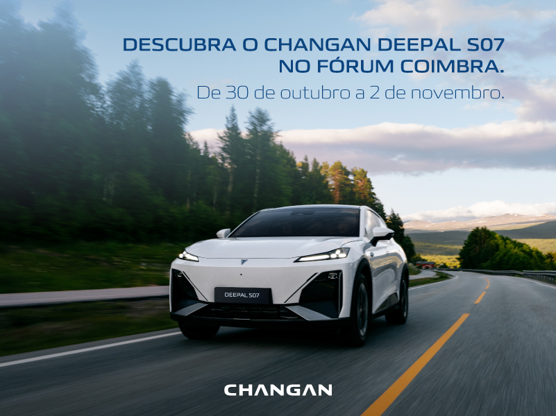 CHANGAN Deepal S07 em destaque no Fórum Coimbra com a Auto-Industrial
