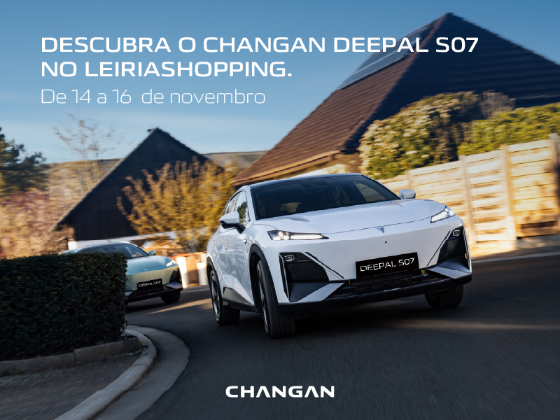 Changan Deepal S07 em destaque no Leiriashopping com a Auto-Industrial
