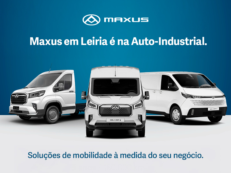 Maxus em Leiria é na Auto-Industrial. Soluções de transporte para a sua empresa.