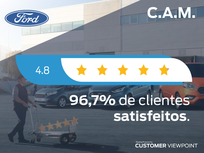 C.A.M. Líder no Índice de Experiência de Serviço Ford