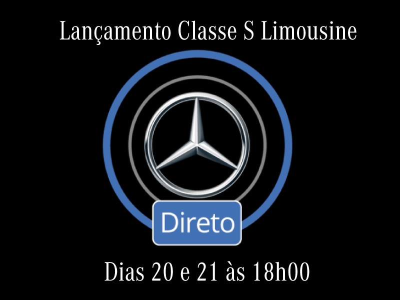 Lançamento online do novo Mercedes-Benz Classe S