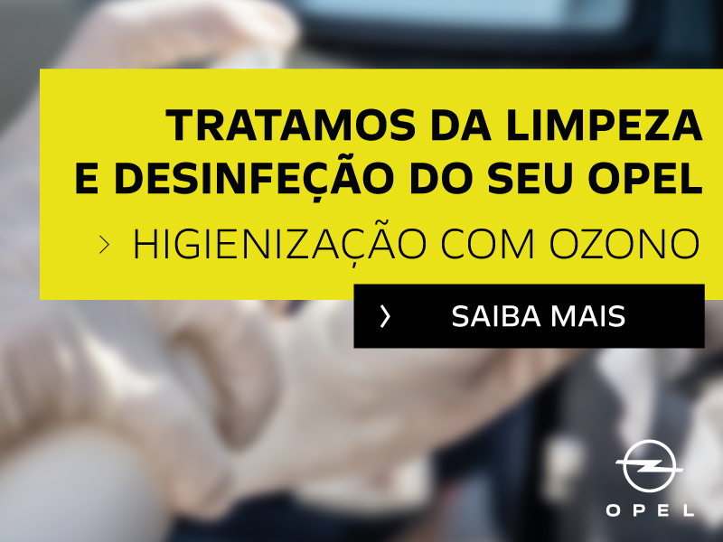 TRATAMOS DA LIMPEZA E DESINFEÇÃO DO SEU OPEL