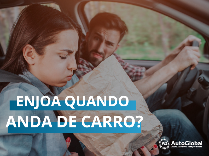 Saiba como não enjoar quando anda de carro