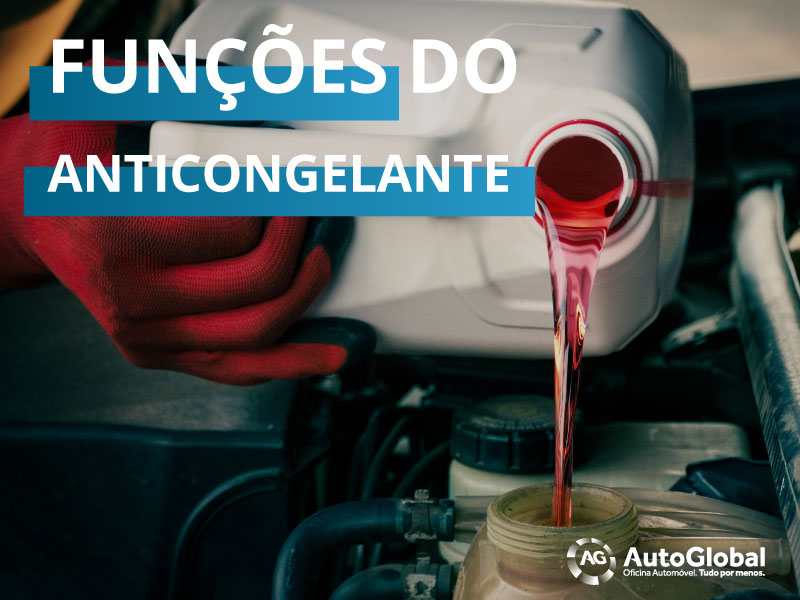 Quais as funções do anticongelante?