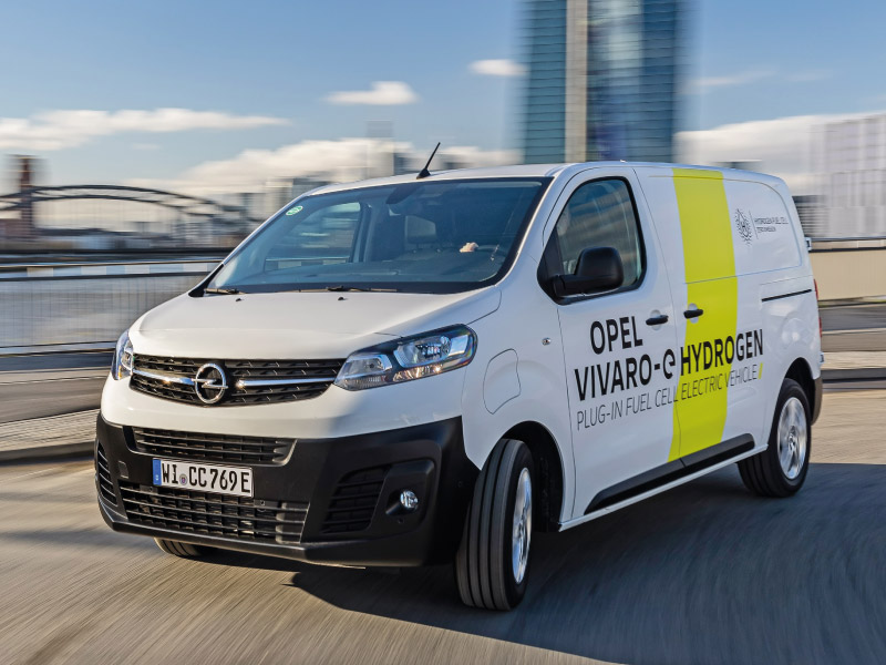 A caminho de um futuro baseado no hidrogénio já hoje com o Opel Vivaro-e HYDROGEN